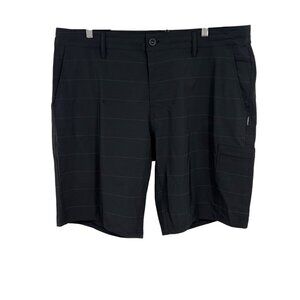 ONeill Mens Crossover Hybrid Shorts Size 38 Black Polyester Comfort Stretch New